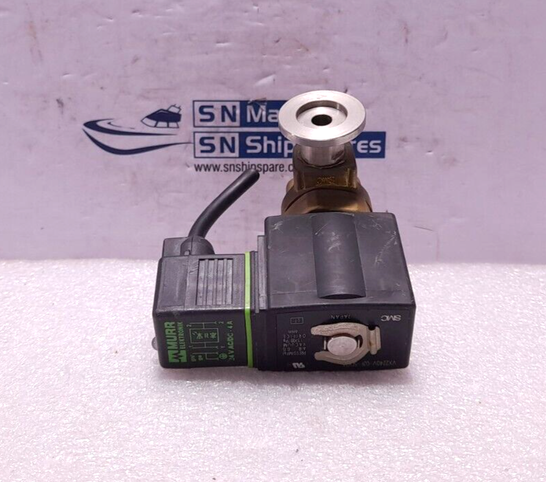 SMC VX2240V-02F-5D01 Solenoid Valve Murr Elektronik 24V AC/DC 4A