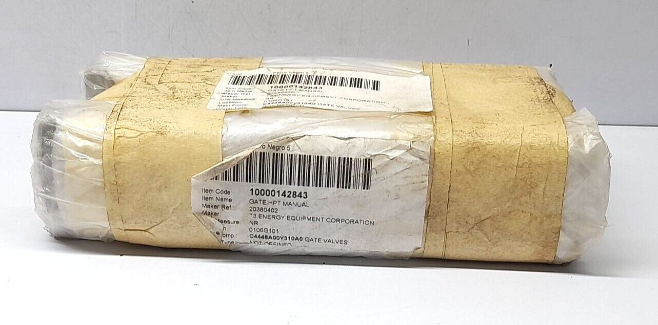 T3 Energy Equipment Corporation 20380402 Gate HPT Manual PA-0248 EE01J04210