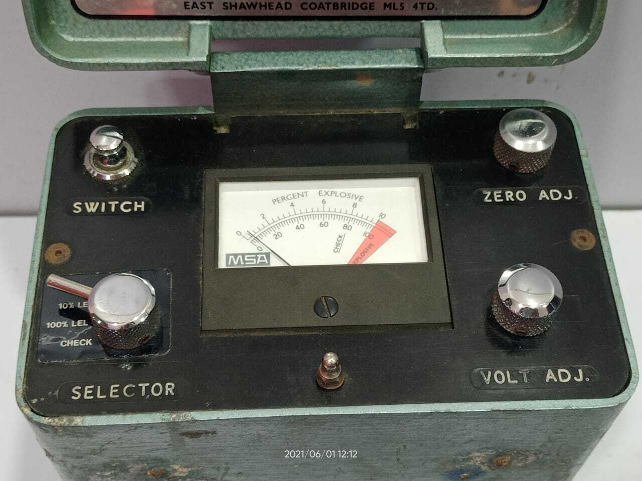 MSA Model 40 Combustible Gas Indicator