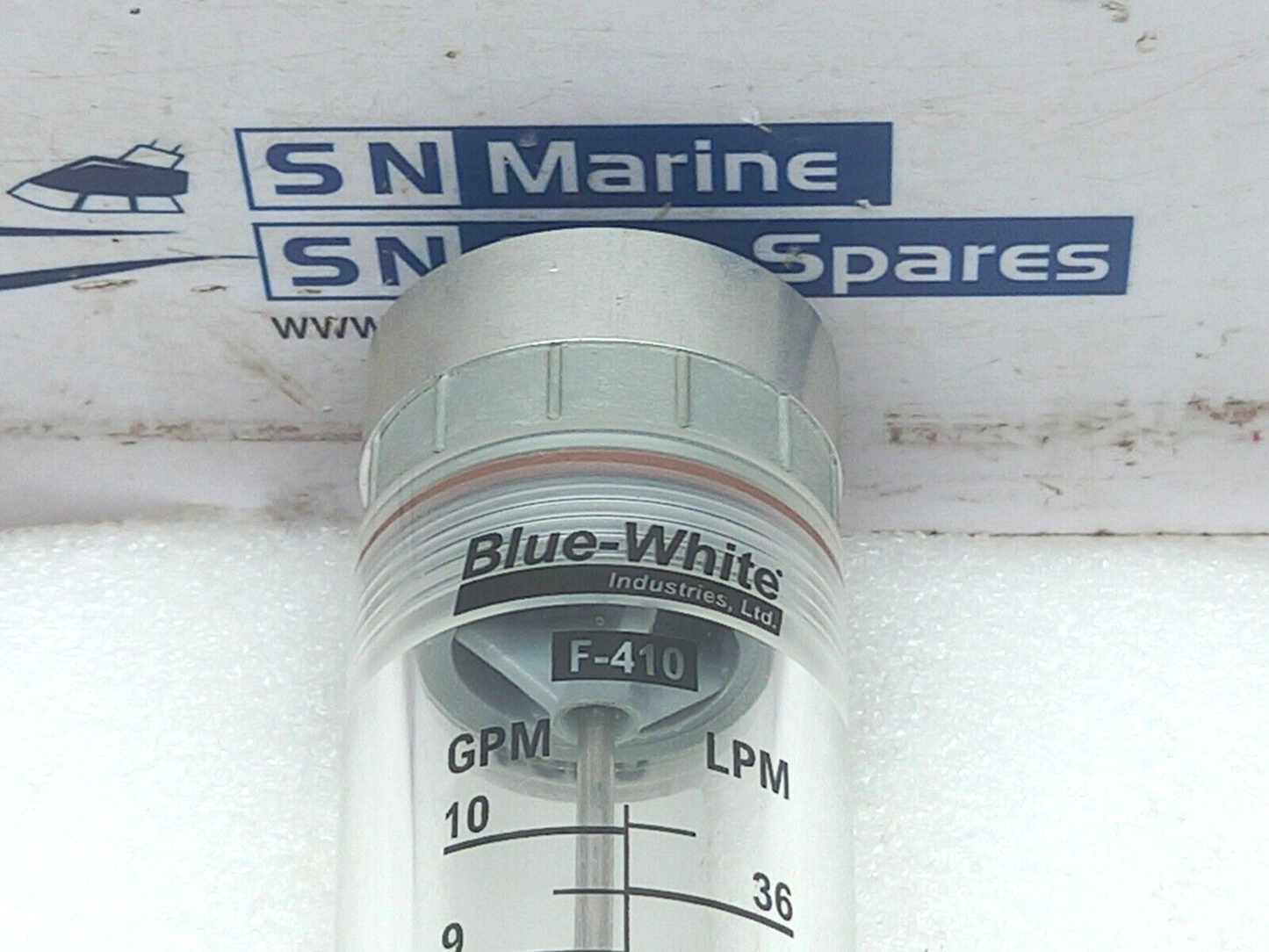 Blue White F-40750LN-16 Flow meter inline 01-10 GPM 1” FNT