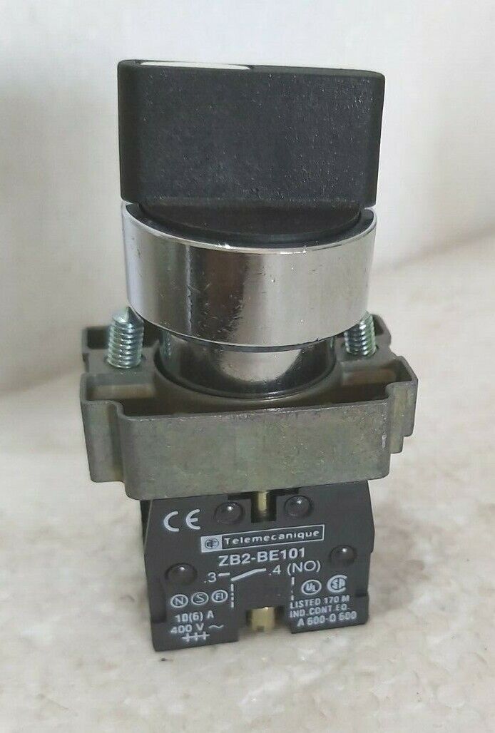 TELEMECANIQUE ZB2-BE101 2-POSITION ROTARY SELECTOR SWITCH 6-PCS LOT SALE