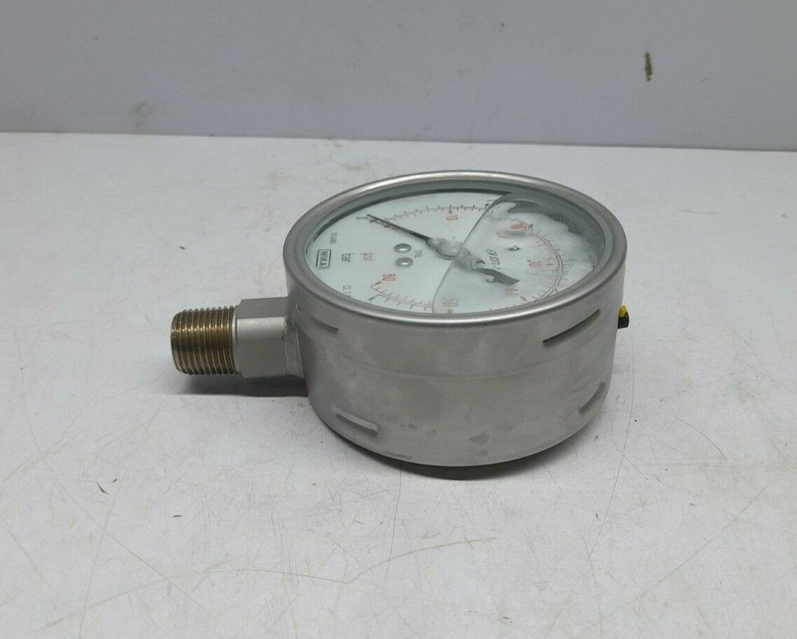 Wika 232.50.100 Pressure Gauge Range 0-4 Bar 0-60 PSI  ½ NPT 9050213