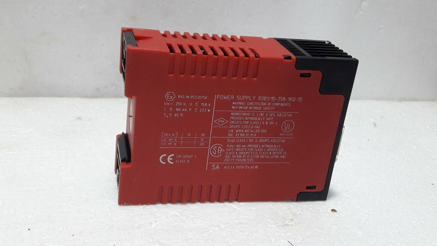 Stahl 9381/10-158-160-10 Power Supply 93811015816010