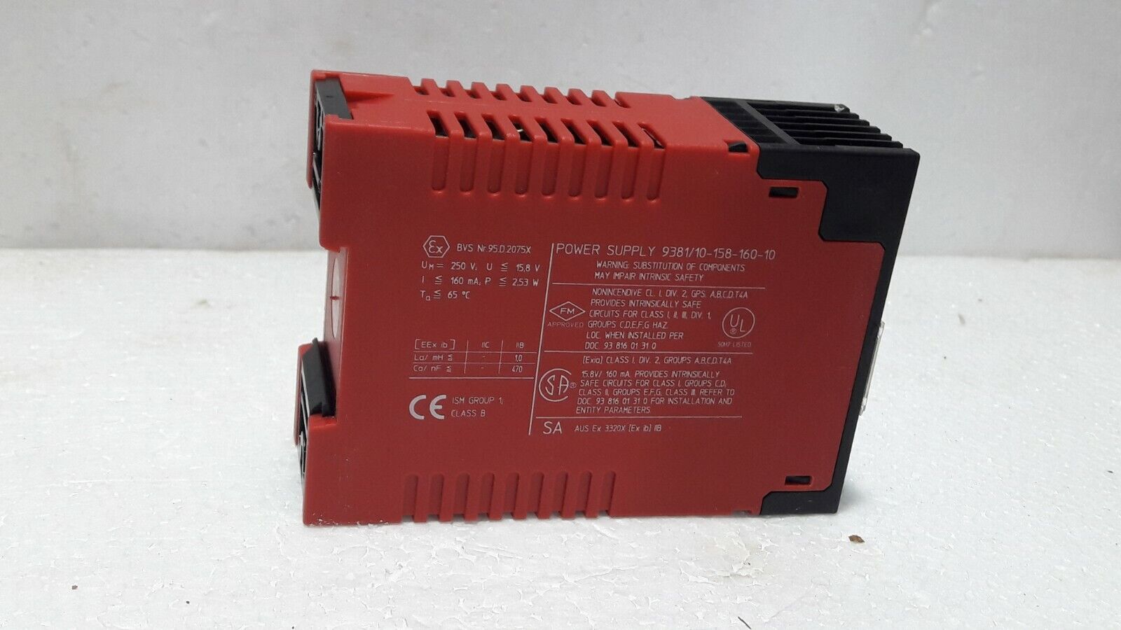 Stahl 9381/10-158-160-10 Power Supply 93811015816010