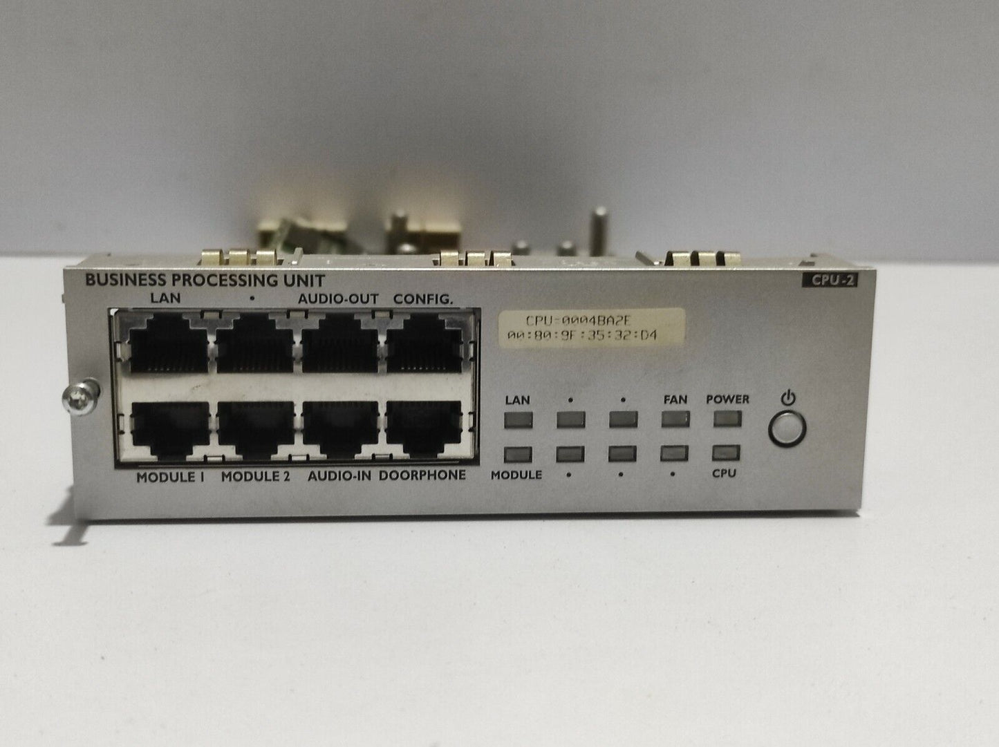 Alcatel 3EH04020AAXX000521 Business Processing Unit R3 CPU-2 + Soft