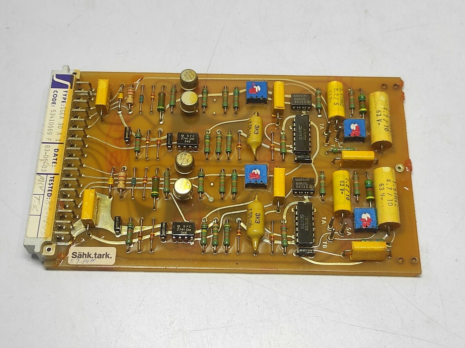 Stromberg SGEA 30 A 1 PCB SGEA30A1 53410669 F B452205 C