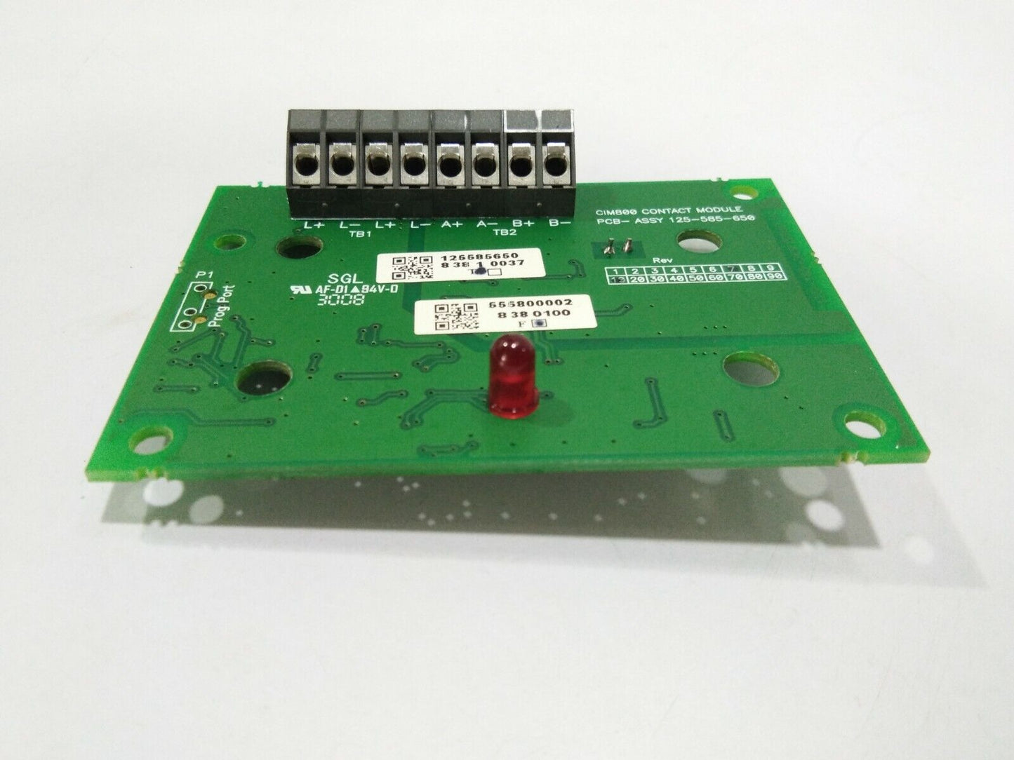 TYCO CIM800 CONTACT MODULE PCB SGL PCB-ASSY 125-585-650 125-165-269 ISSUE 14
