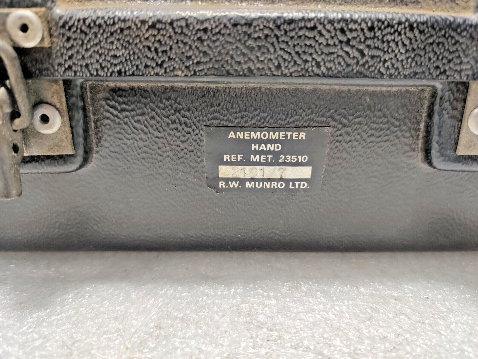 R.W Munro 23510 Anemometer Hand