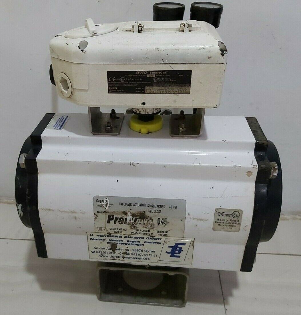TYCO PREMIAIR 045 WITH AVID SMARTCAL  SM-12DD0B OA-R1 PNEUMATIC ACTUATOR