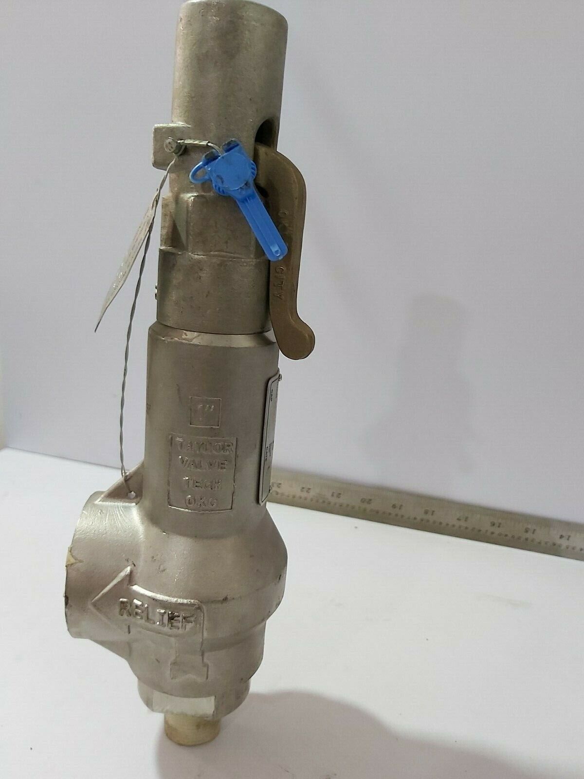 TAYLOR VALVE S-01370000 SAFETY RELIEF VALVE 1900 PSI 3/4"  
