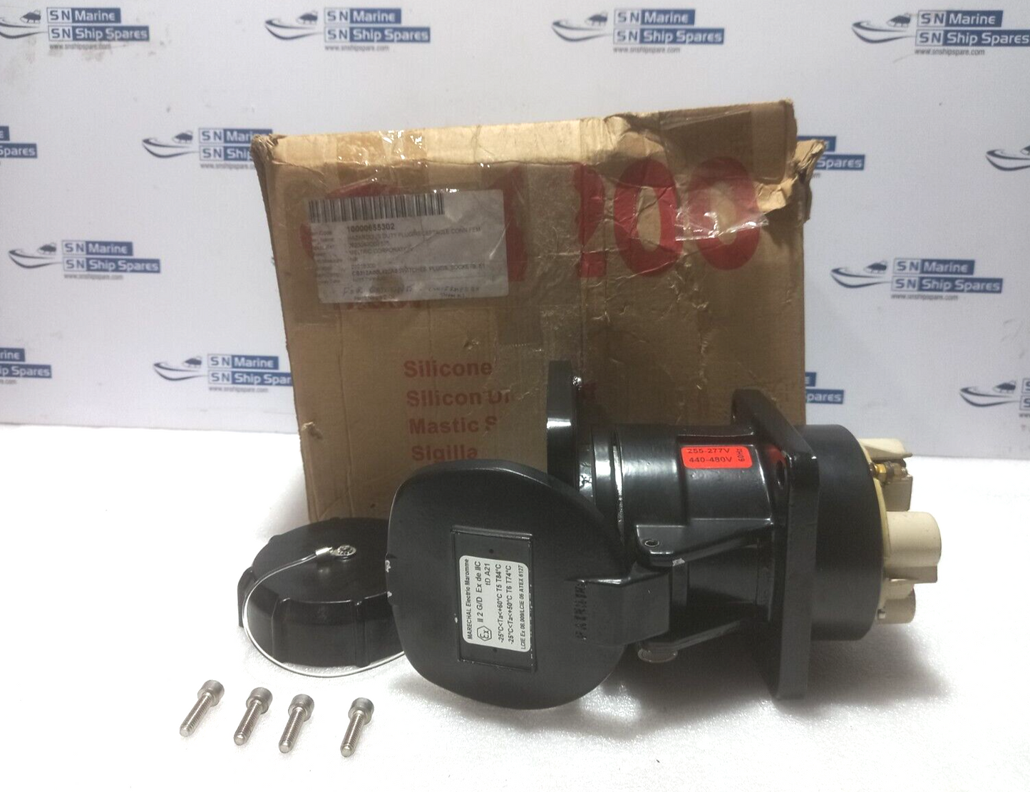 MARECHAL Electric DX 1 3P+N+E Hazardous Duty Plug/Receptacle Connection Ue: 480V