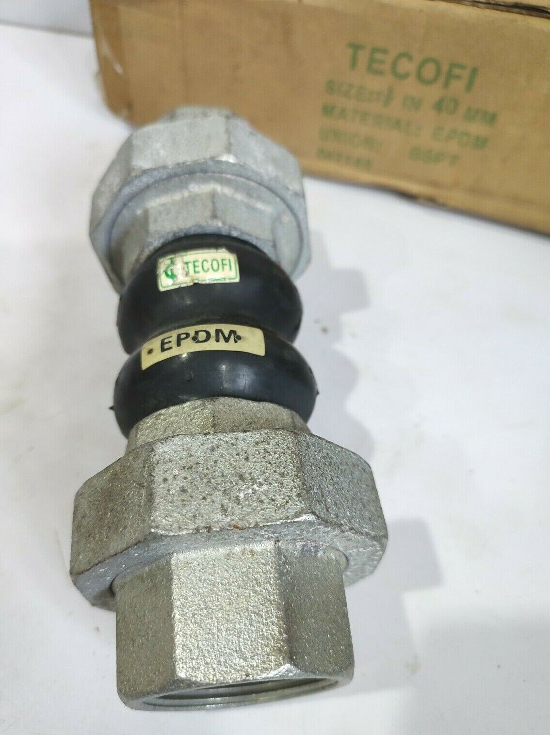 Tecofi DN40(1-1/2”) Bellow EPDM Rubbe Expansion Joint DN40