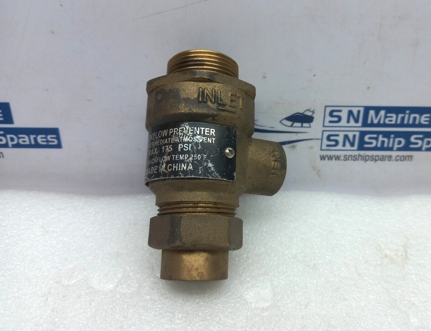 BFP-90 1/2 Backflow Prevent Valve Max 175Psi