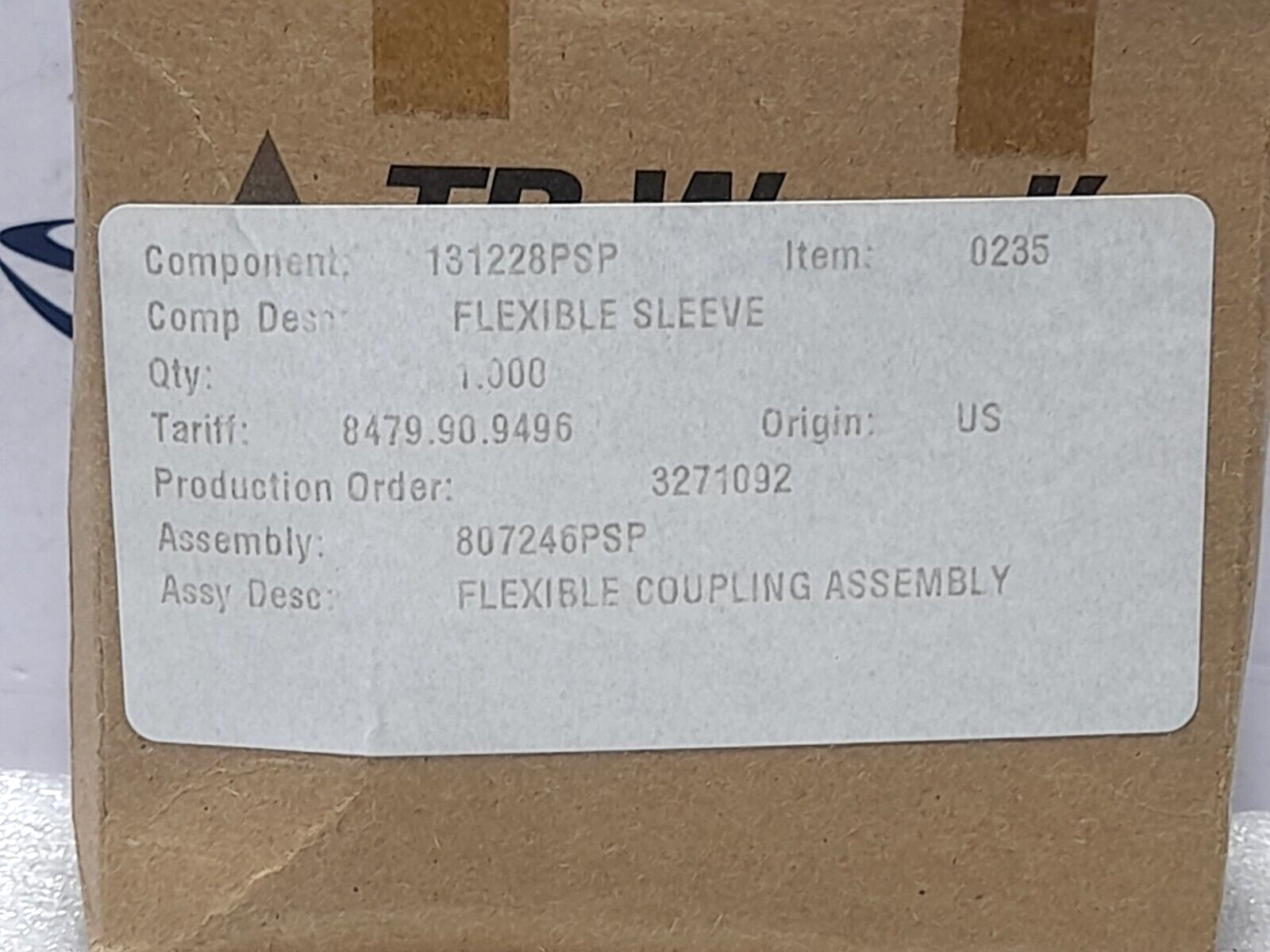 TB Wood GRSPKT Grid / 6S138 / 6SX1 3/8 SF Flange 6JS / 6JES EPDM Split SF+Sleeve