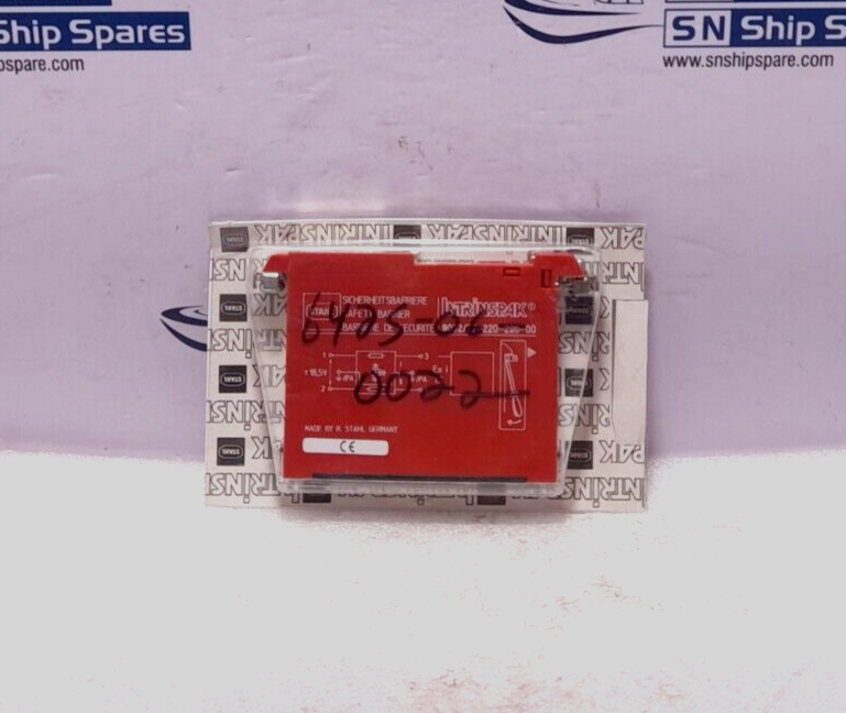 Stahl 9002/77-220-296-00 Safety Barrier Intrinspak NOV 6425060022Zener Barrier