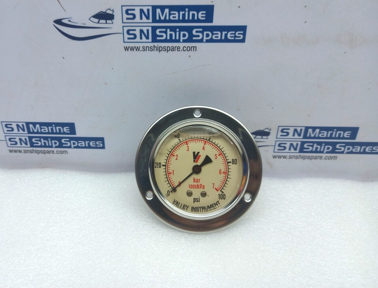 Valley Instruments GALK0463 Liquid Filled Pressure Gauge 0-100Psi
