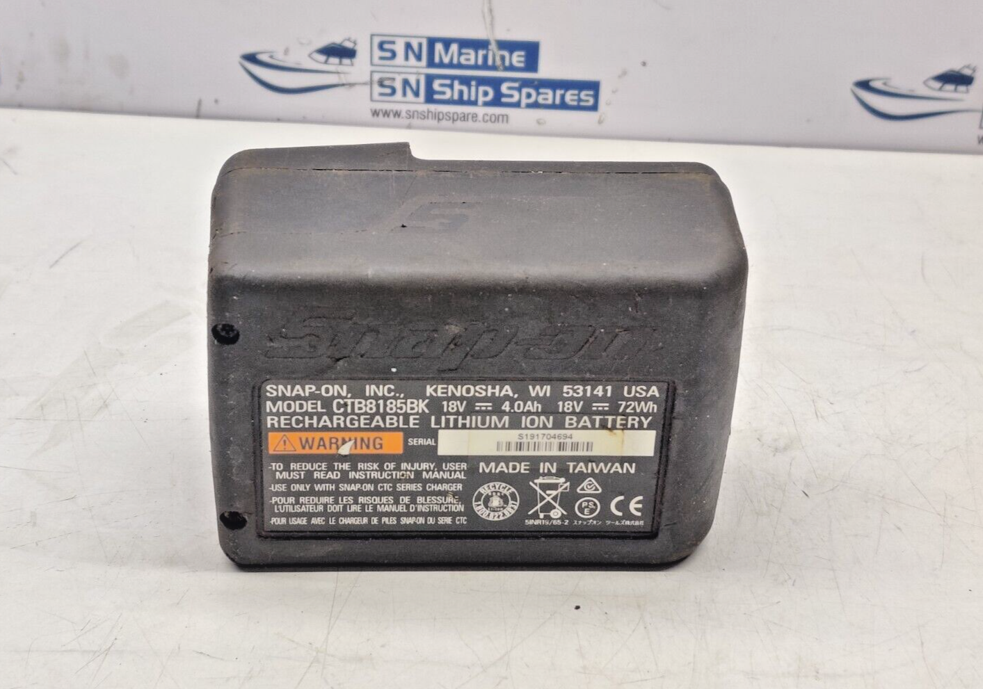 Snap-On CTEU8815B Impact Gun 18V 0-2400/min With 1 Battery