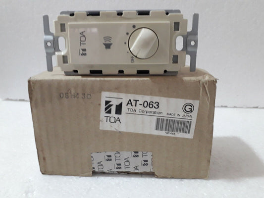 Toa Corporation  AT-063 Input Capacity 6 W Attenuate 