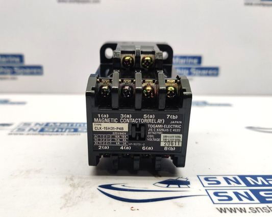 Togami-Electric CLK-15H31-P4B Magnetic Contactor Coil: 100-110V 50Hz 100-110V 60