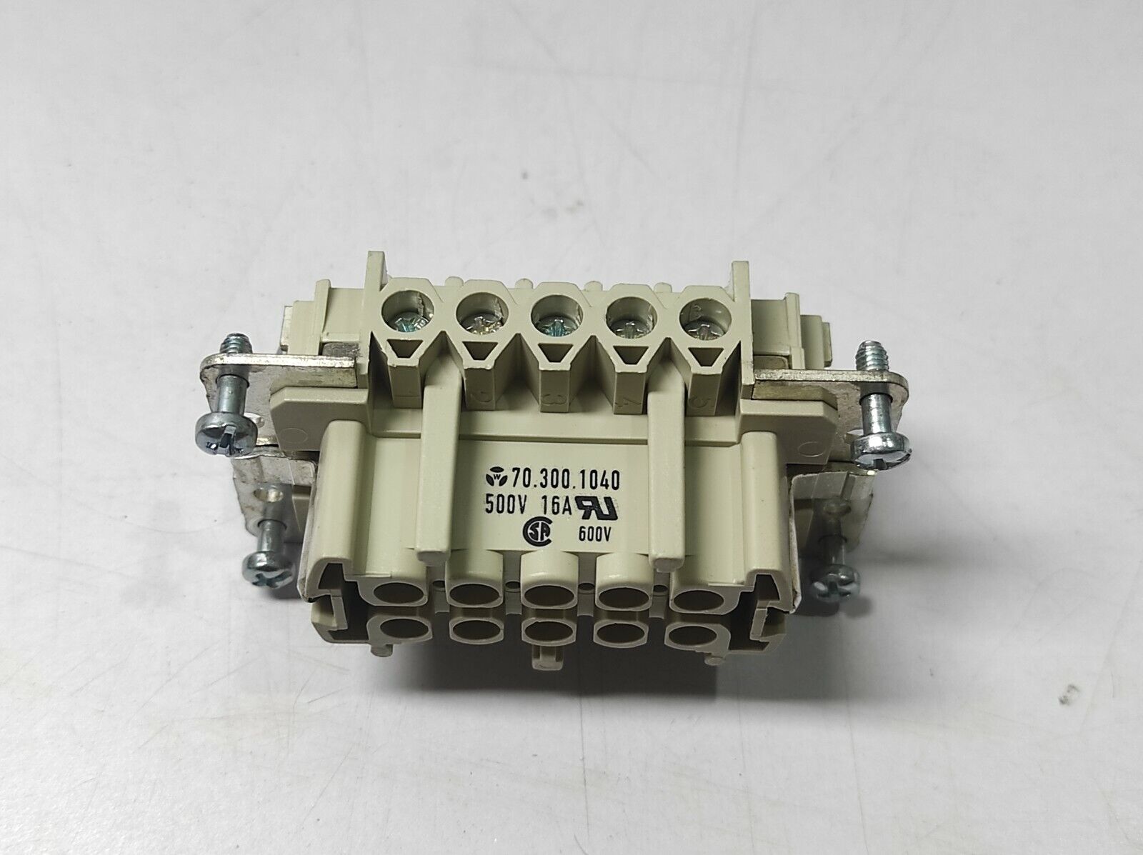 Wieland 70.300.1040.0 Socket Insert 500V 16A 600V Bas Bus 10 2.5 50 / 10-PCSLOT 