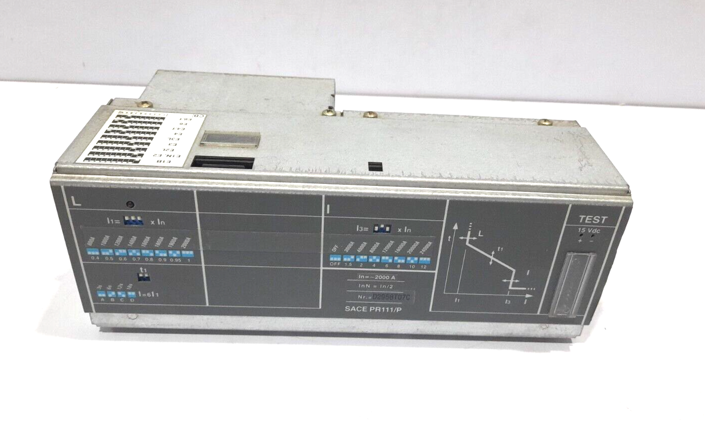 ABB SACE PR111/P 2000A Overcurrent Release Protection Unit