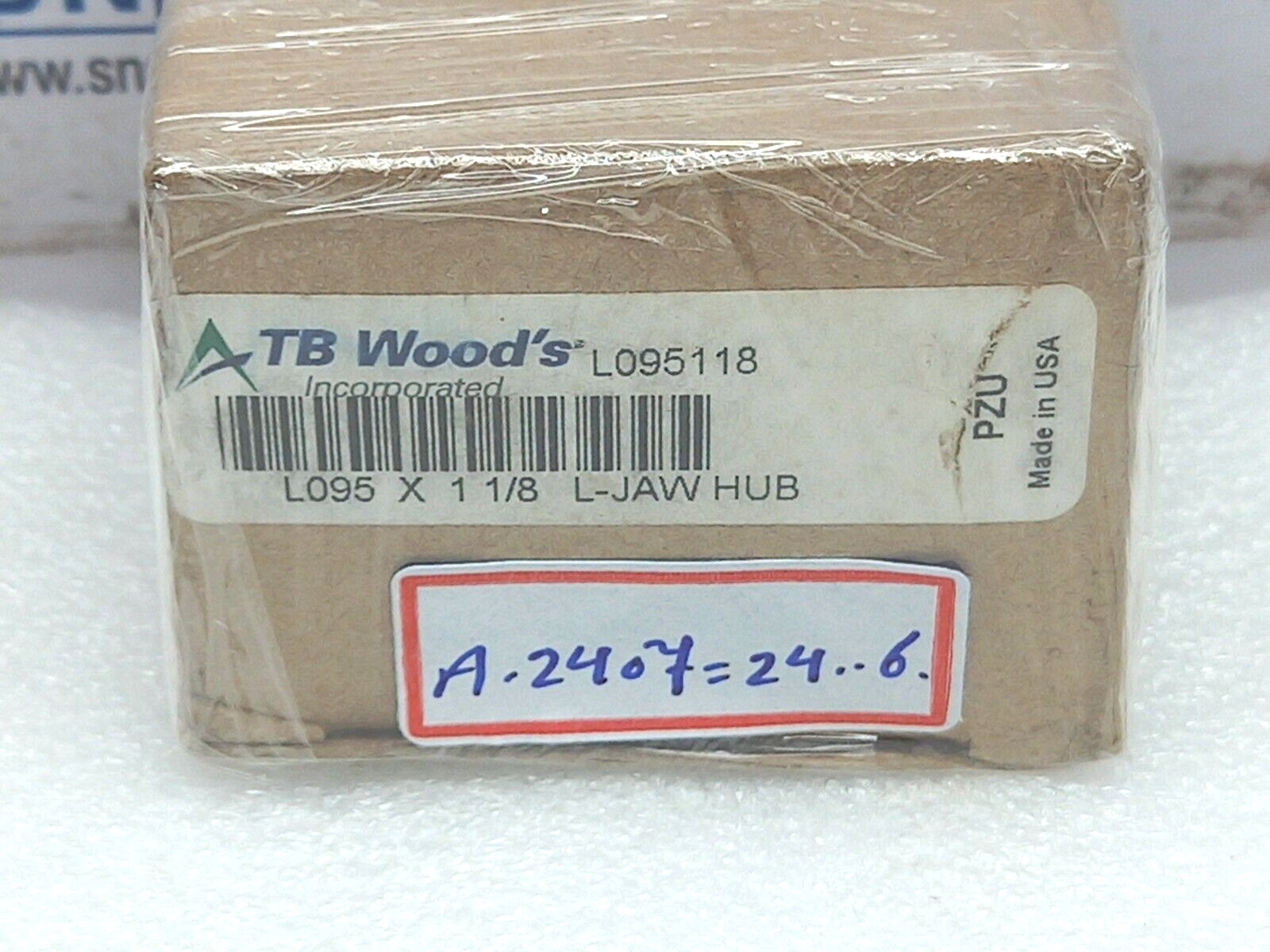 TB Woods L095118 L-Jaw Coupling Hub L095 x 1 1/8
