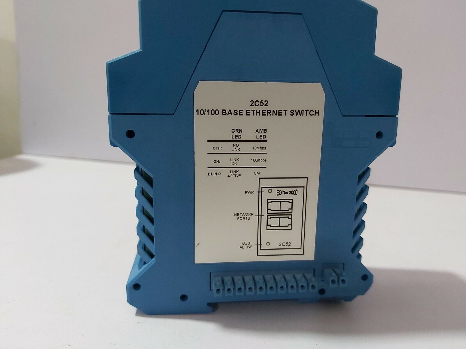 WEED INSTRUMENT 2C52 10/100 BASE ETHERNET SWITCH