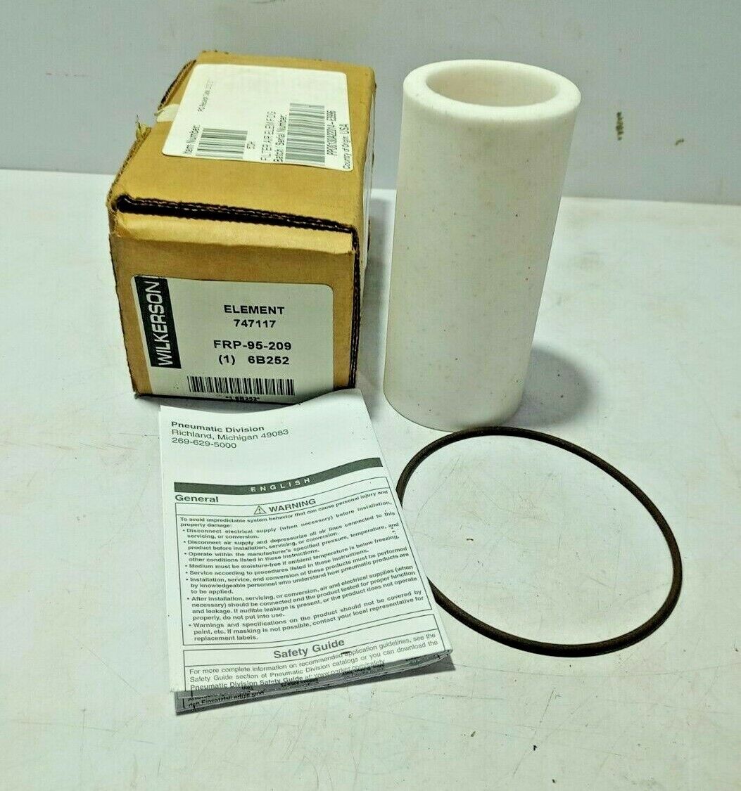 Wilkerson 747117 FRP-95-209 Element Brandt 53H Filter Element