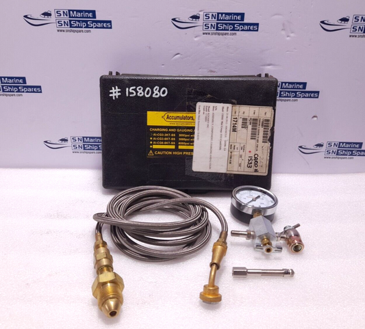 Accumulators AI-CG3-3KT-SS Charging And Gauging Assembly Kit 0-200 Bar 0-3000 PS
