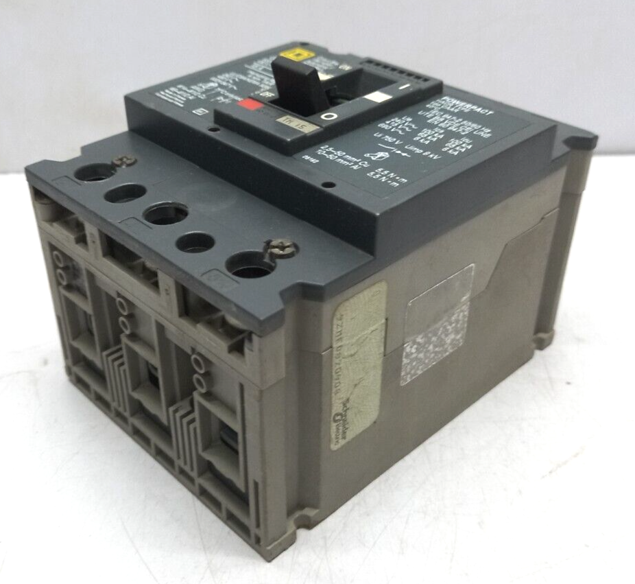 Square D GJL36015 Powerpact Circuit Breaker 15A 3P