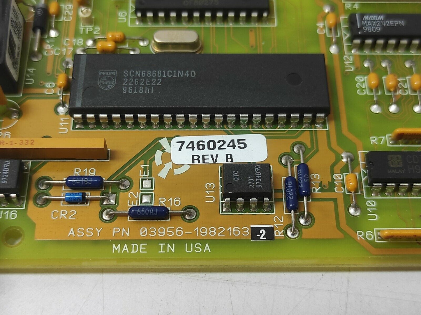 ADIS 03956-1982163-2 PCB 7460245 Rev B 0395619821632 AW Rev A