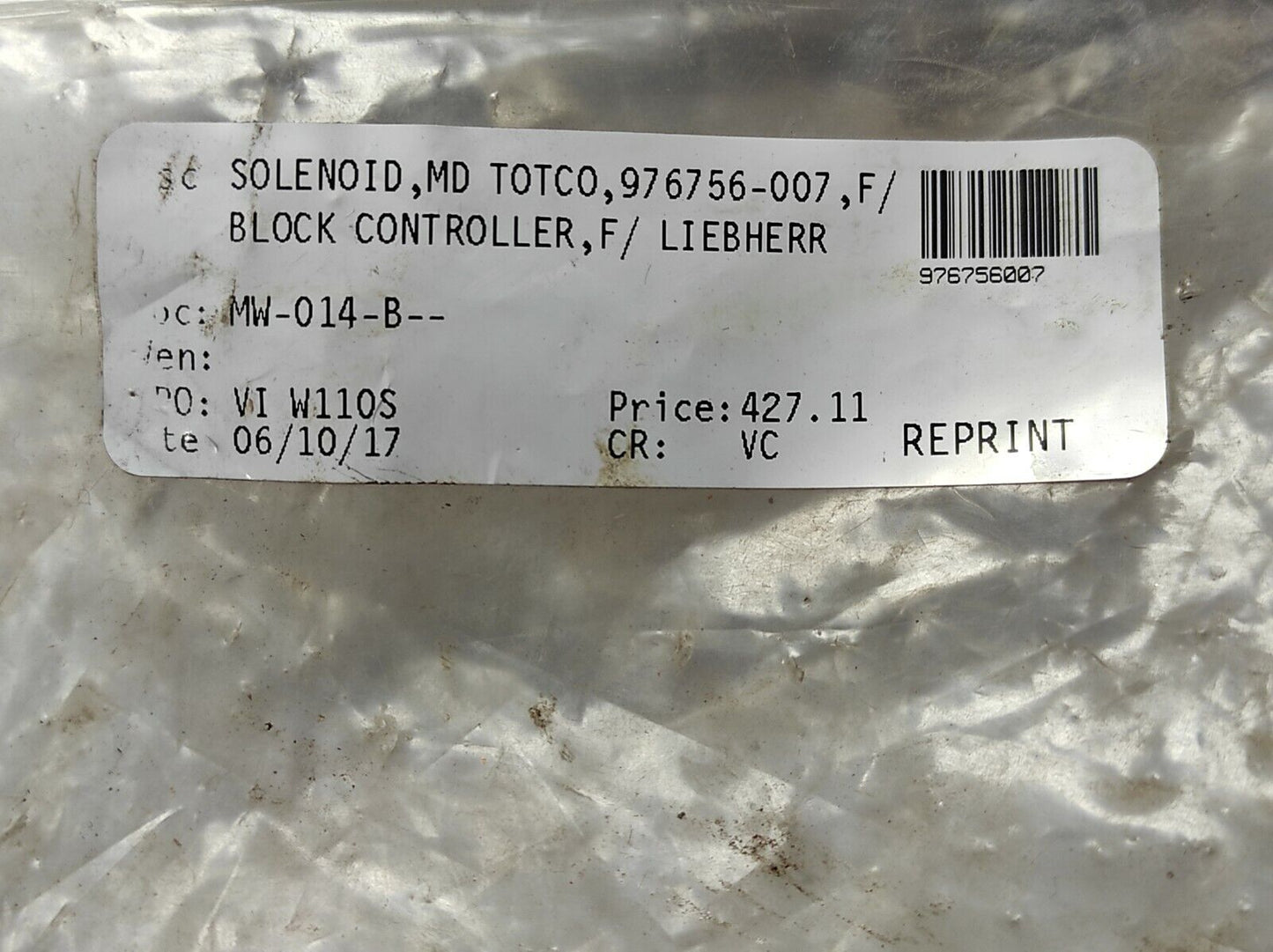 Versa VSG-8322-PC-XX-A120 Solenoid Valve VSG8322PCXXA120