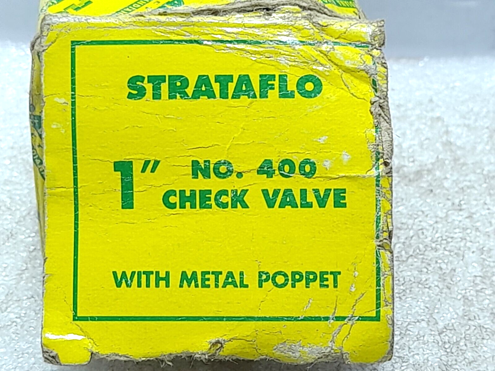 Strataflo 1” 400 Check Valve With Metal Poppet