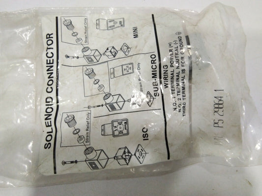 SUB-MICRO SOLENOID CONNECTOR 29864-1