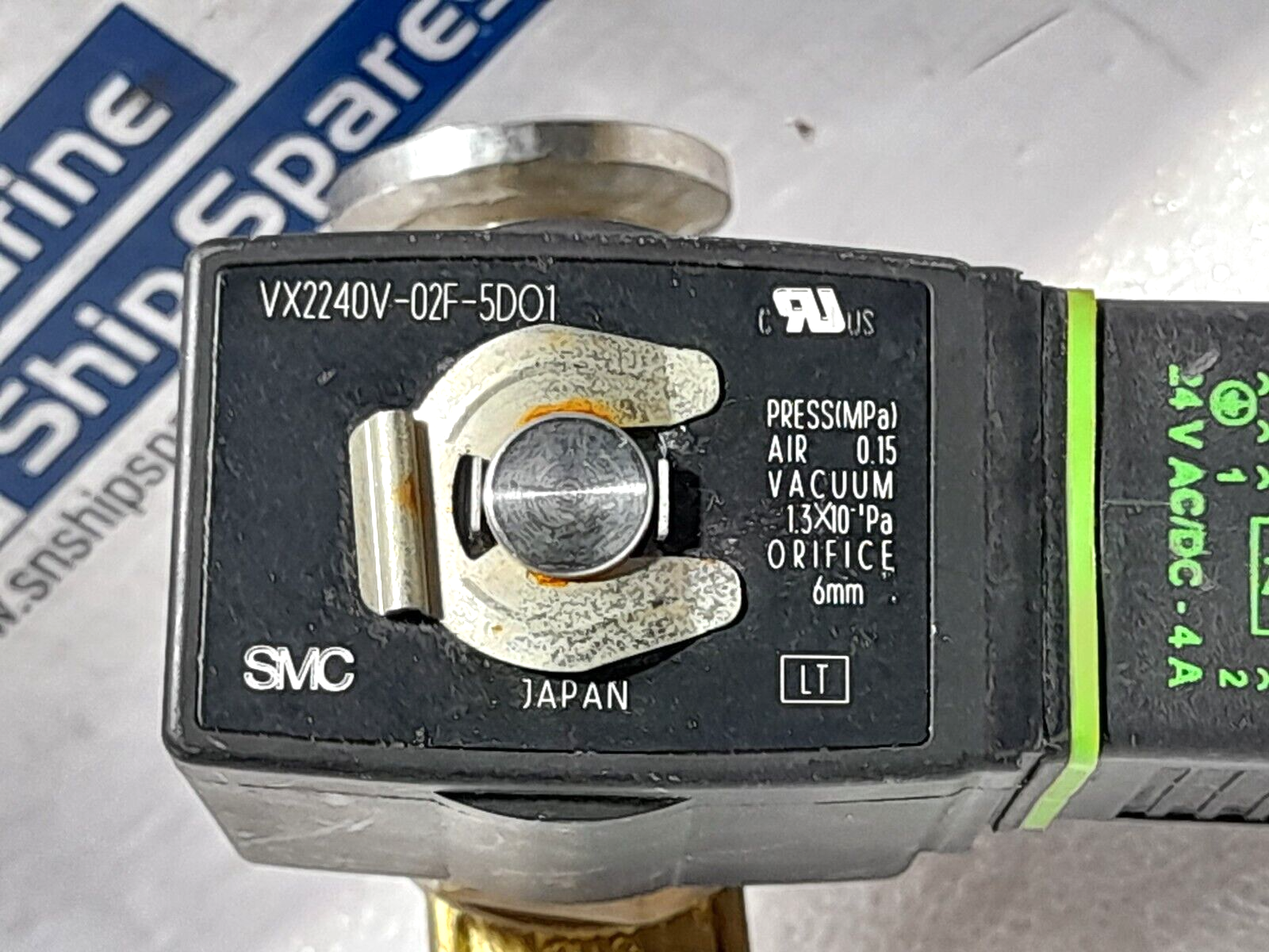 SMC VX2240V-02F-5D01 Solenoid Valve Murr Elektronik 24V AC/DC 4A