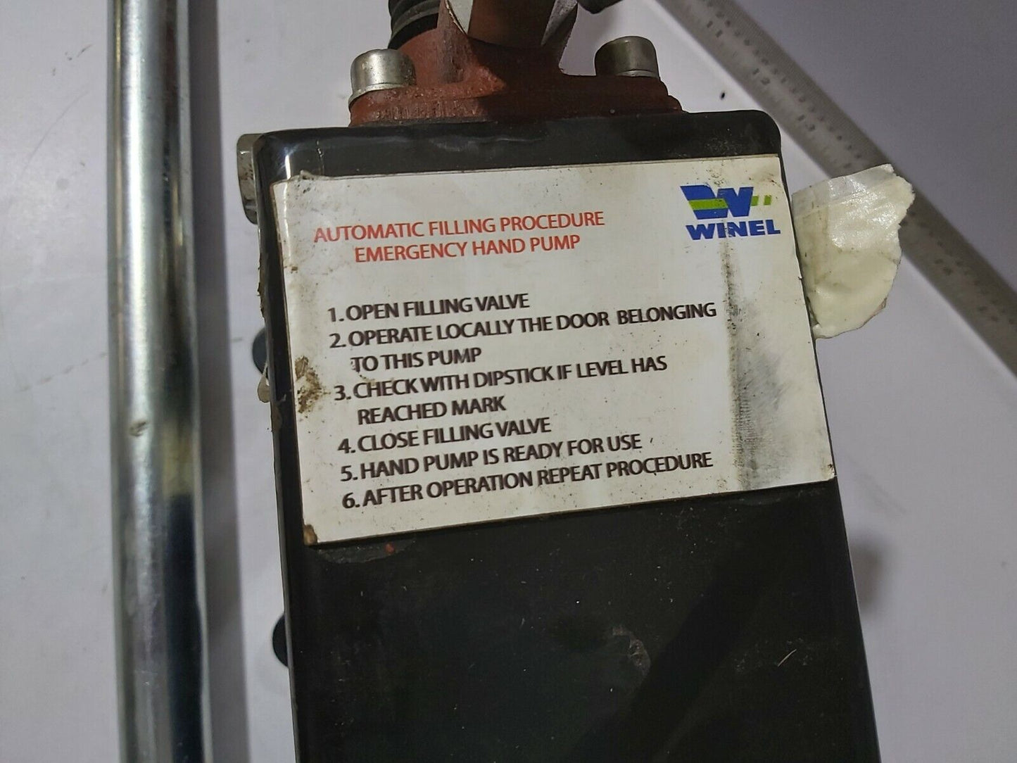 WINEL LPM 270 HAND PUMP REMOTE COMPACT LEVER FOR HYDRULICALLY OPERATED