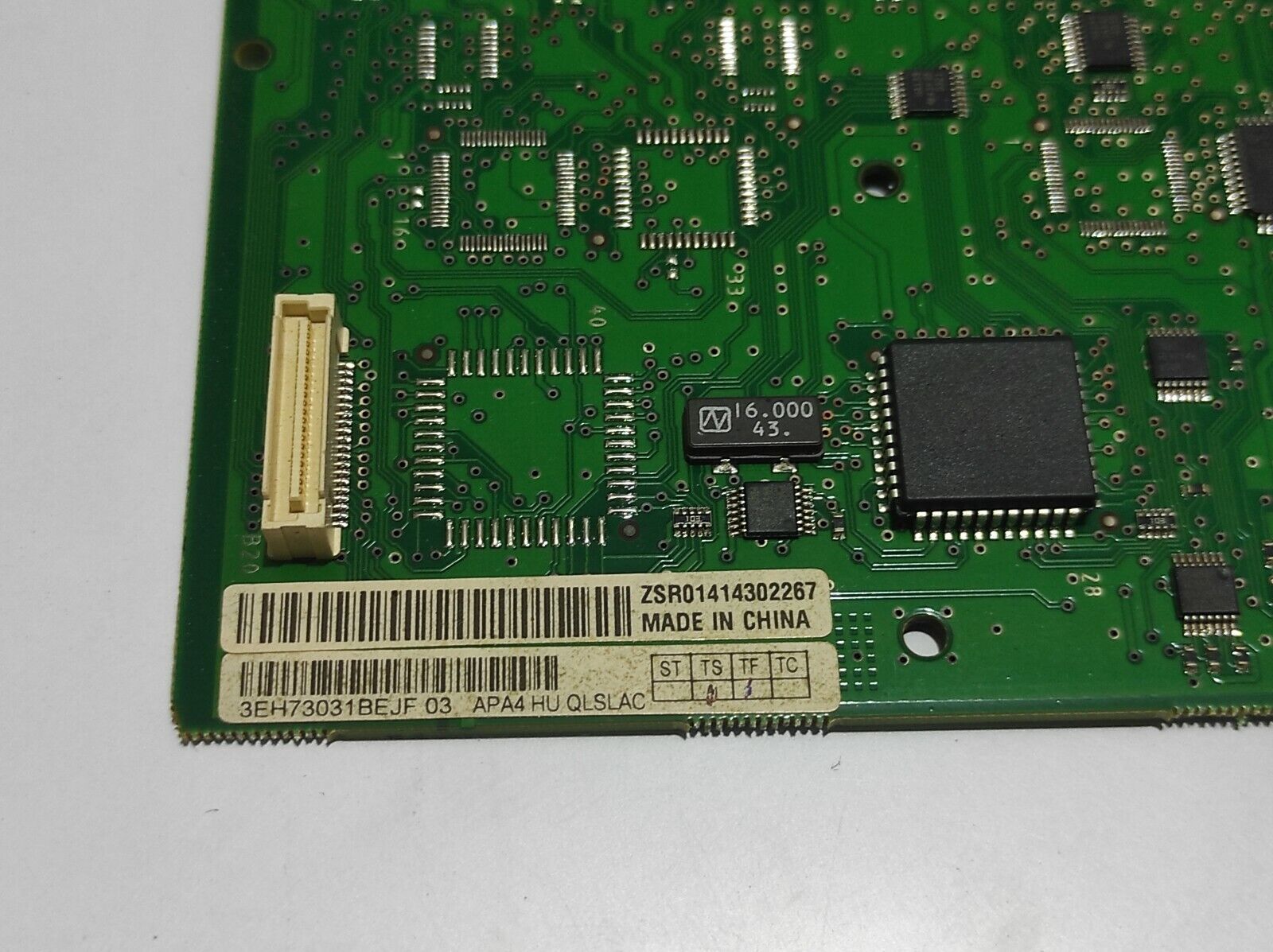 Alcatel 3EH73031BEJF03 Analog Trunk APA4 Board 3EH73031BE APA4 HU QLSLAC