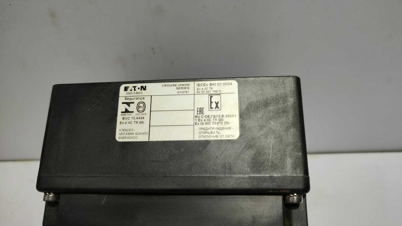 Eaton CEAG GHG7910201R0003 Exd Junction Box