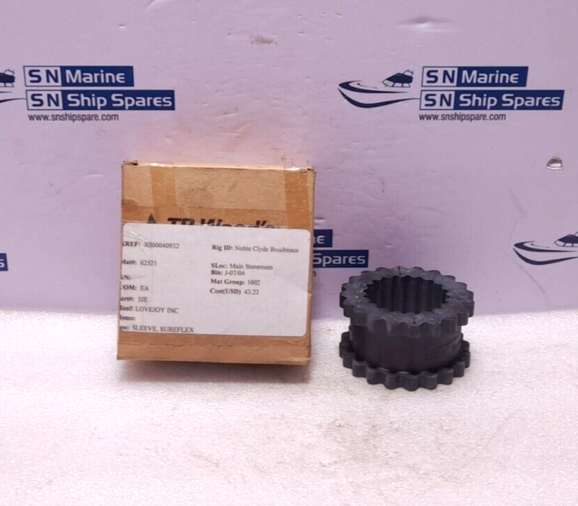 TB Woods 5J 5JE EPDM SF+ Sleeve Lovejoy 5JE Sleeve Sureflex