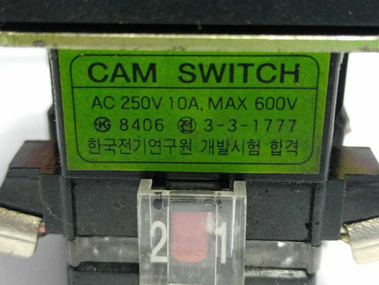 Yongsung Lee C3102 B4MCB Control Cam Switch AC 250V 10A Max 600V
