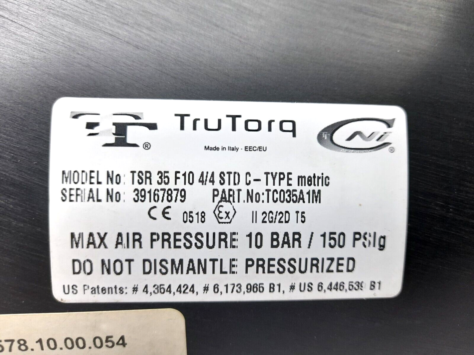 TruTorq TC035A1M Pneumatic Actuator
