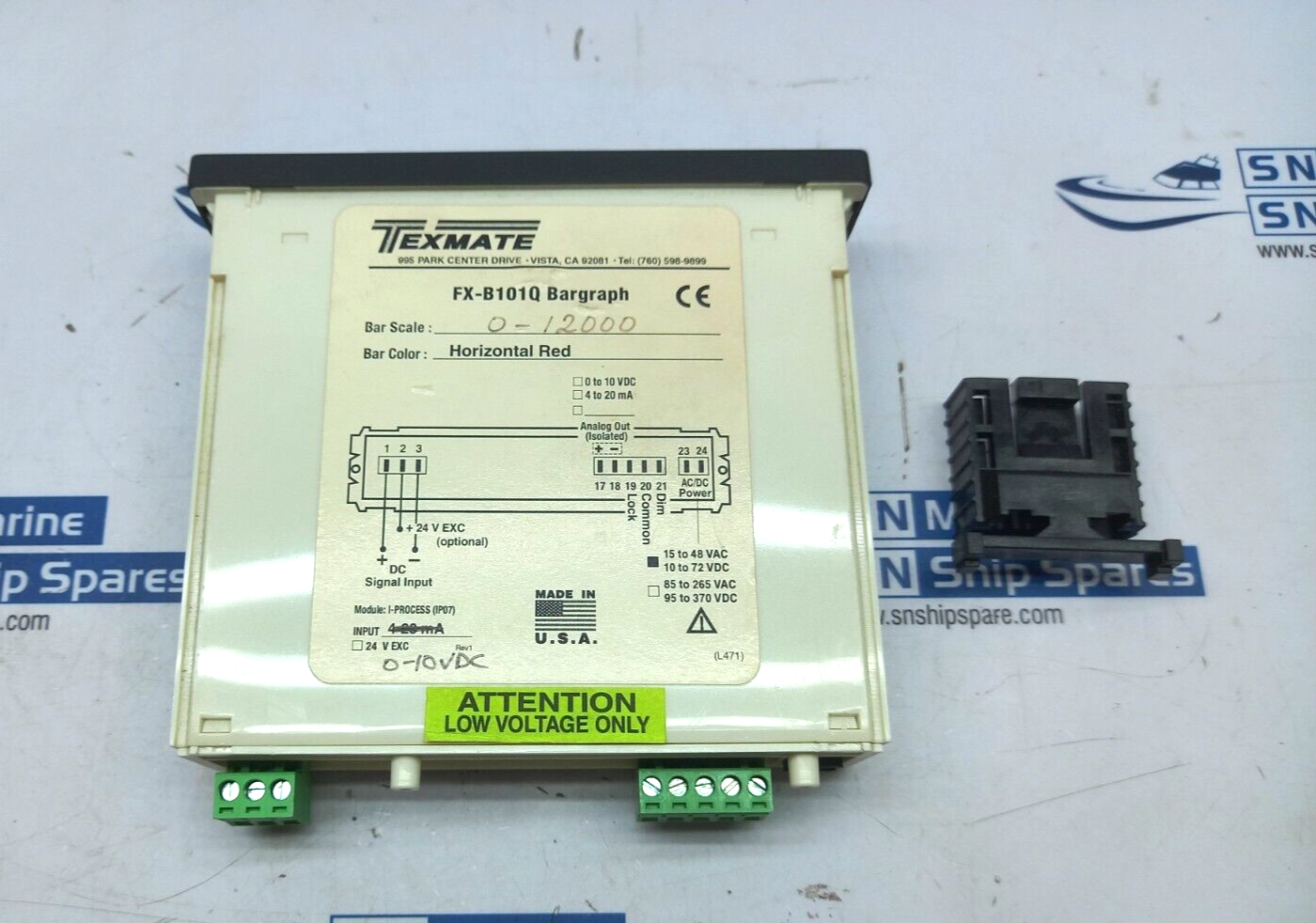 Texmate FX-B101Q Horizontal 101 Segment Red Led Bargraph