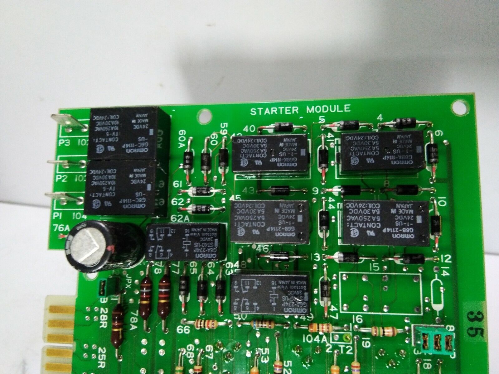 TERASAKI ESM-104G STARTER MODULE K/87Z/5-001C PCB ESM104G