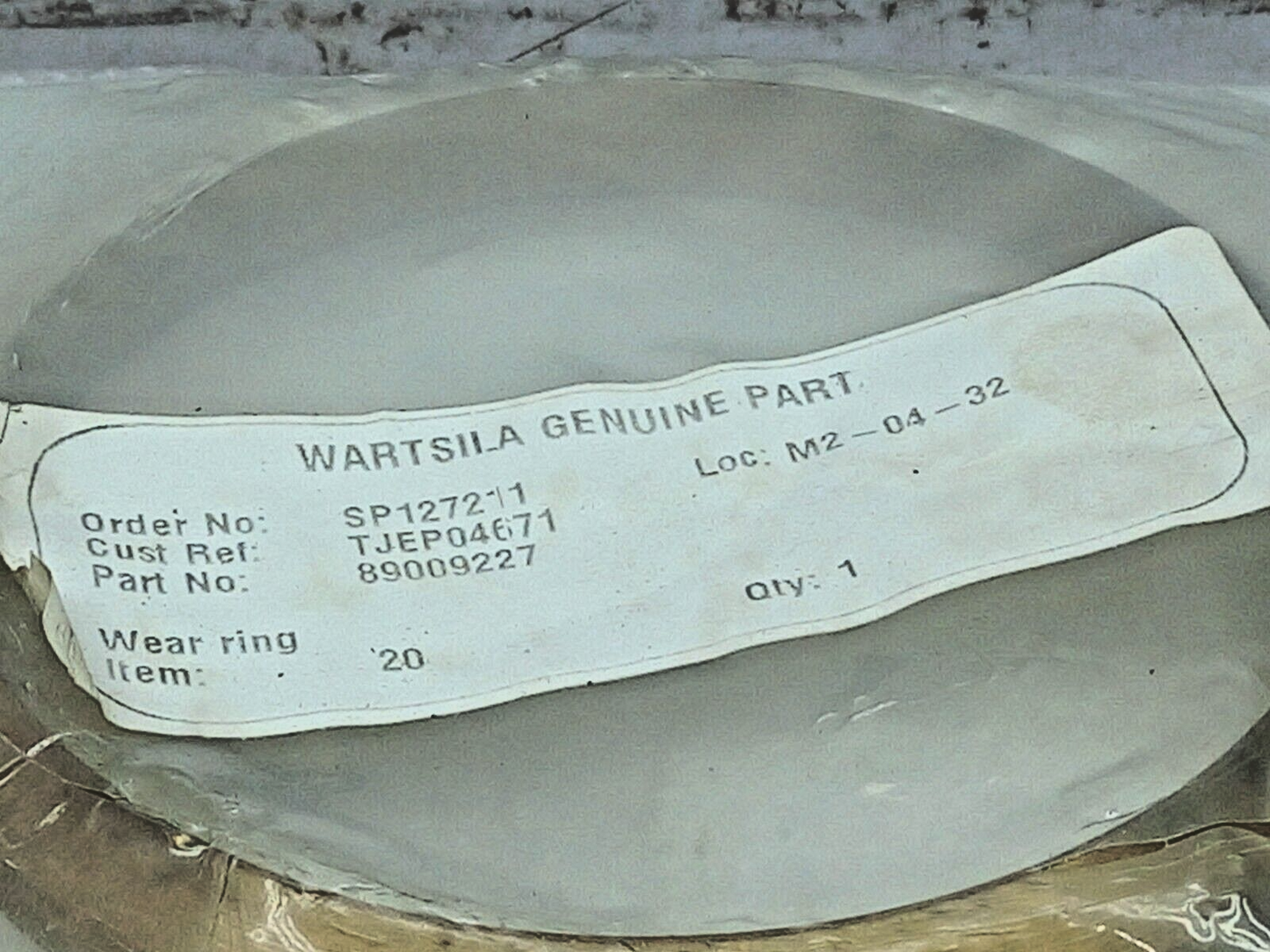 Wartsila 89009227 Wear Latern Ring