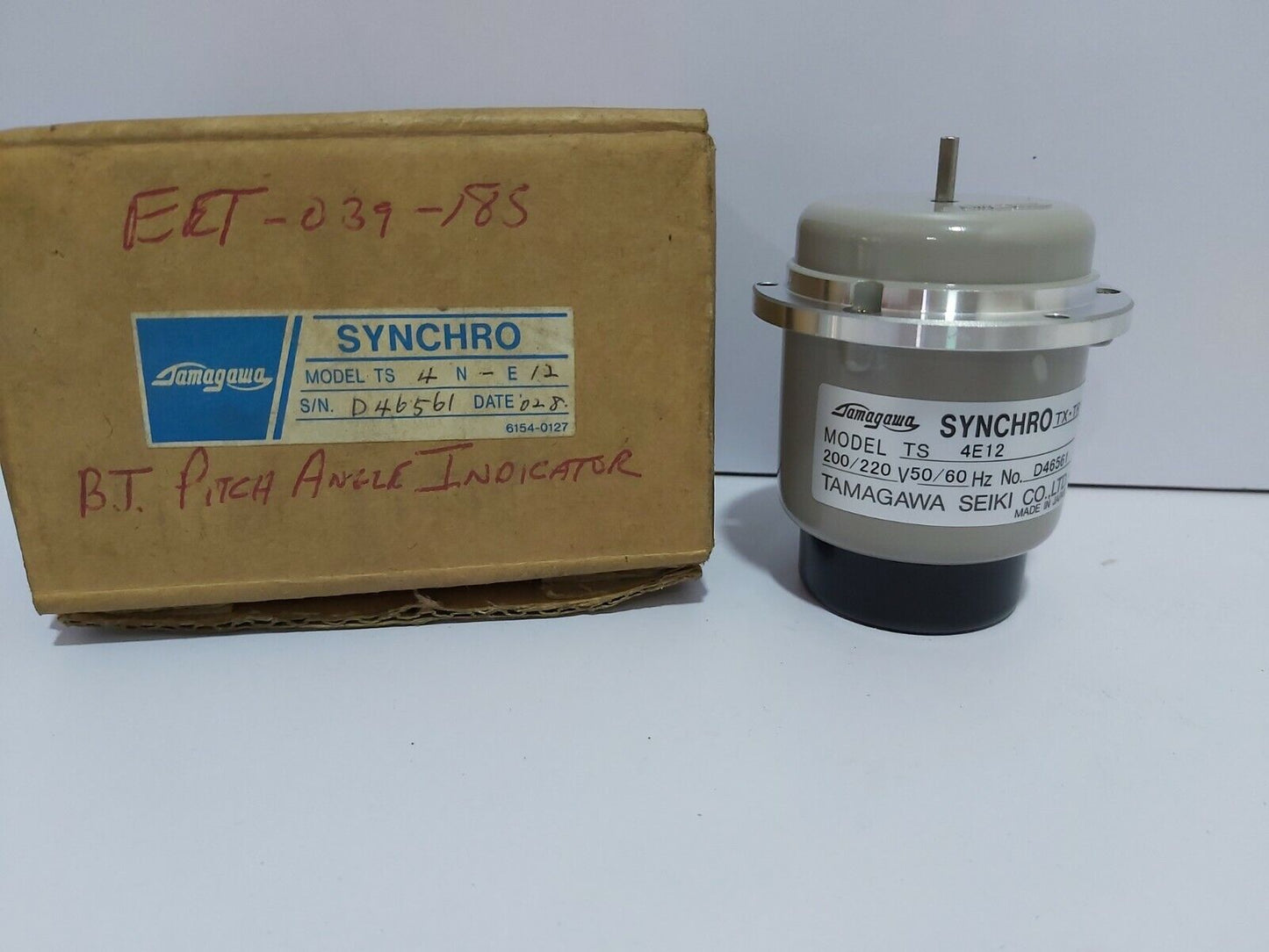 TAMAGAWA SYNCHRO TS 4E12 TX-TR MOTOR TS4NE12