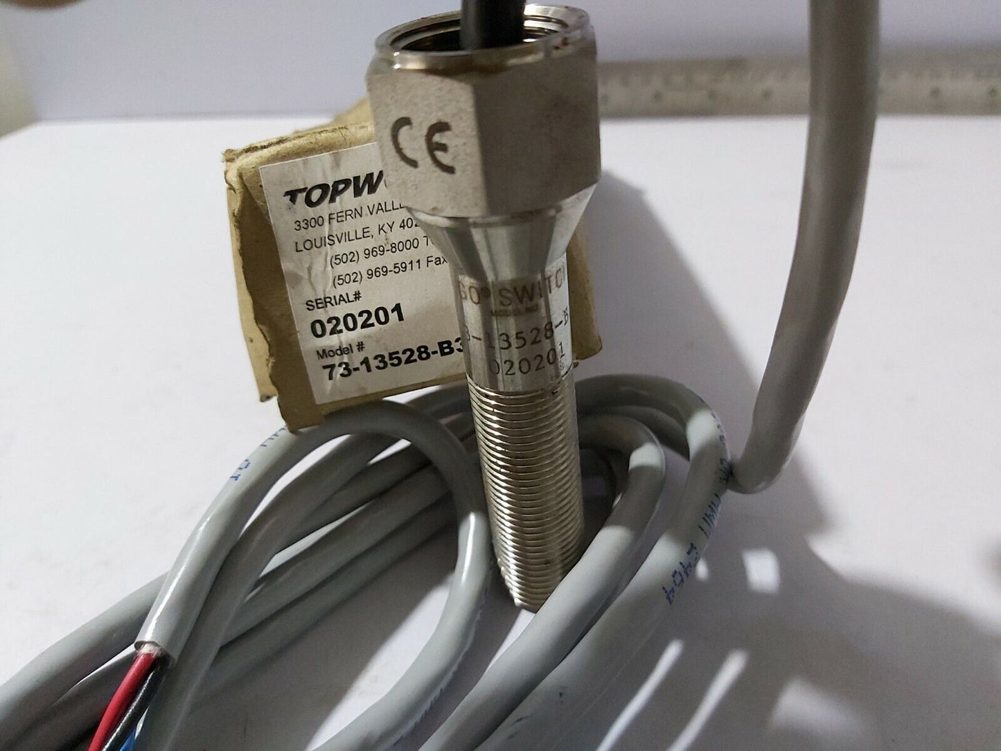 TOPWORX 73-13528-B3 Inductive Magnet Sensor Ferrous Metal Sensing GO SWITCH