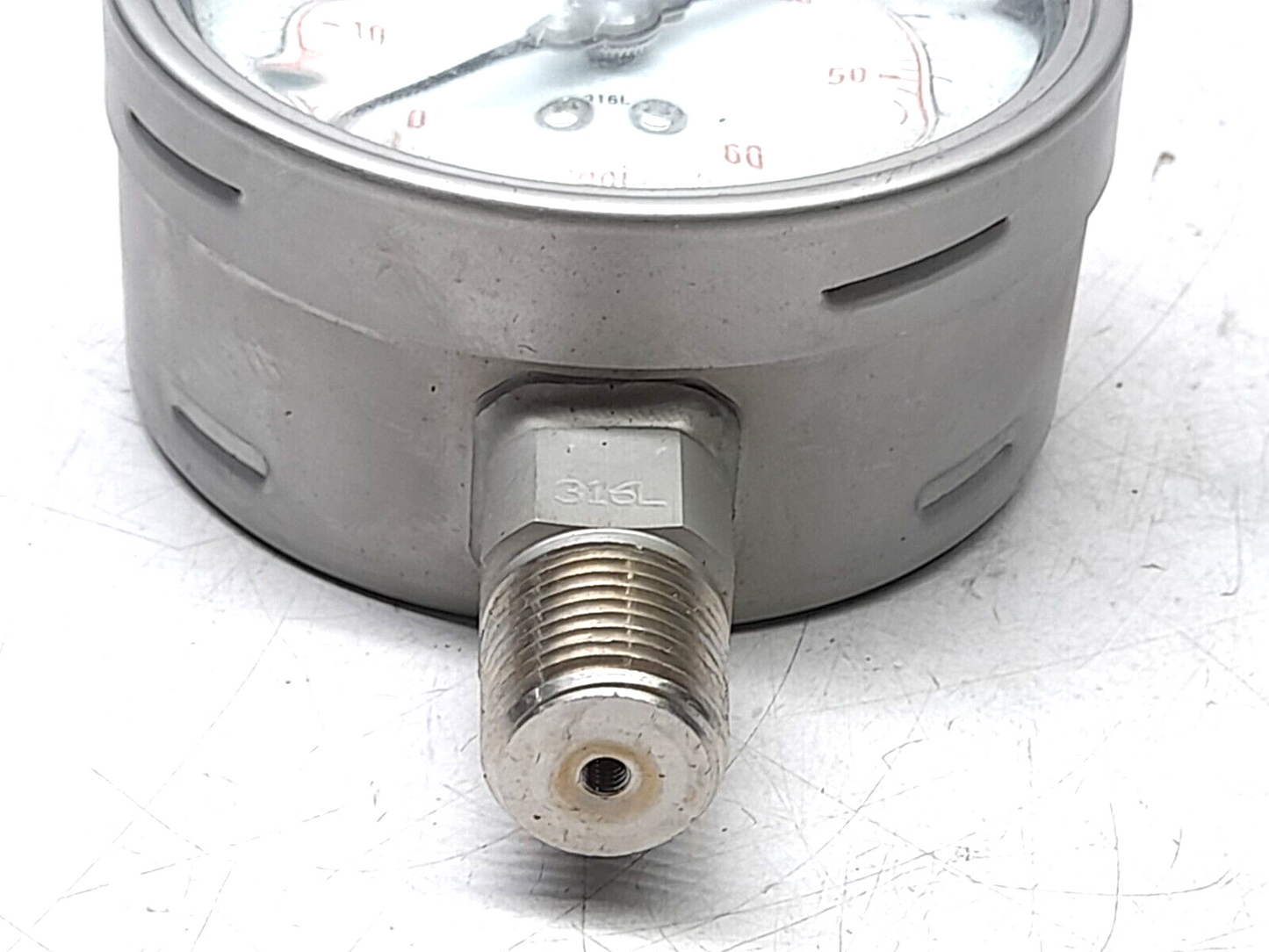 Wika 9050213 Pressure Gauge 232.50.100 ½ NPT 0-4 Bar 0-60 PSI (1 )