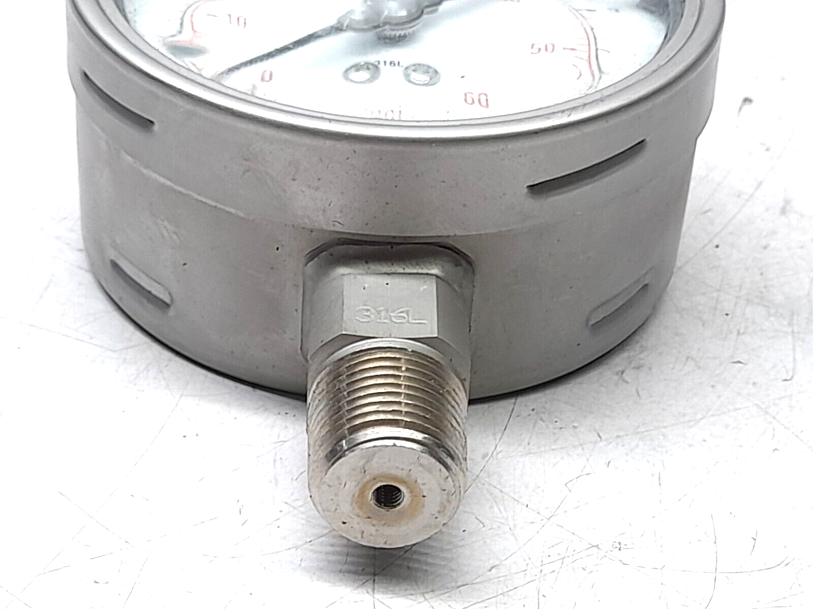 Wika 9050213 Pressure Gauge 232.50.100 ½ NPT 0-4 Bar 0-60 PSI (1 )