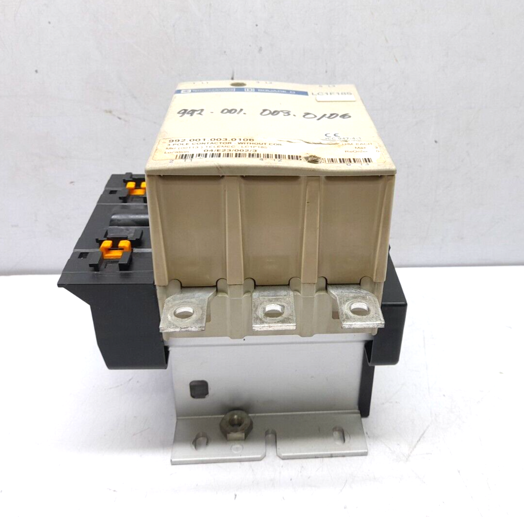 Telemecanique Square D LC1 F185 Contactor Without Coil LC1 F185