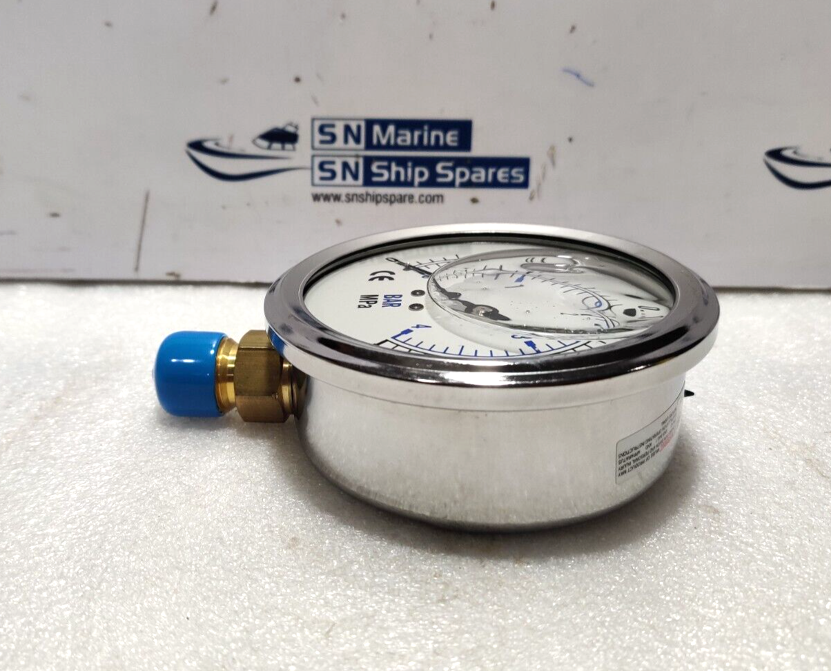 0-4Bar/0-0.4MPa Pressure Gauge Size: 100m/m Connection: ½”PF